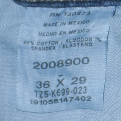 Mens UK Size L Lee Regular Fit Straight Blue Jeans