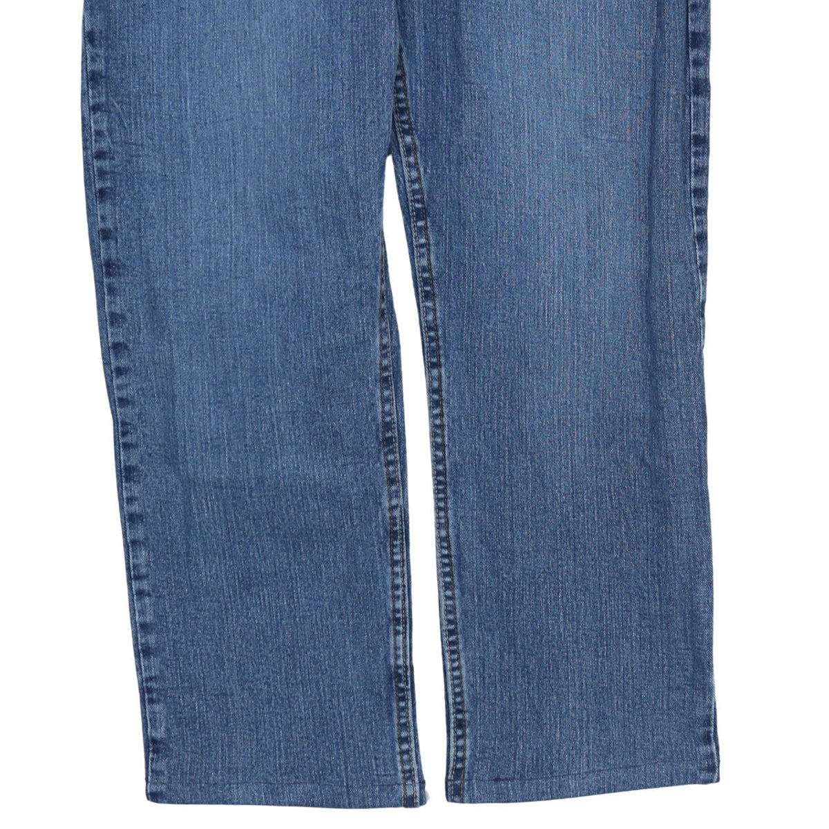 Mens UK Size L Lee Regular Fit Straight Blue Jeans