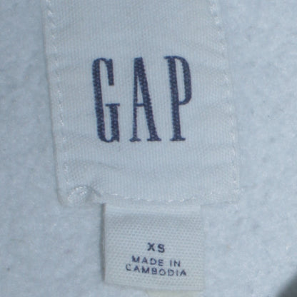 Mens UK Size XS Gap White Pullover Hoodie