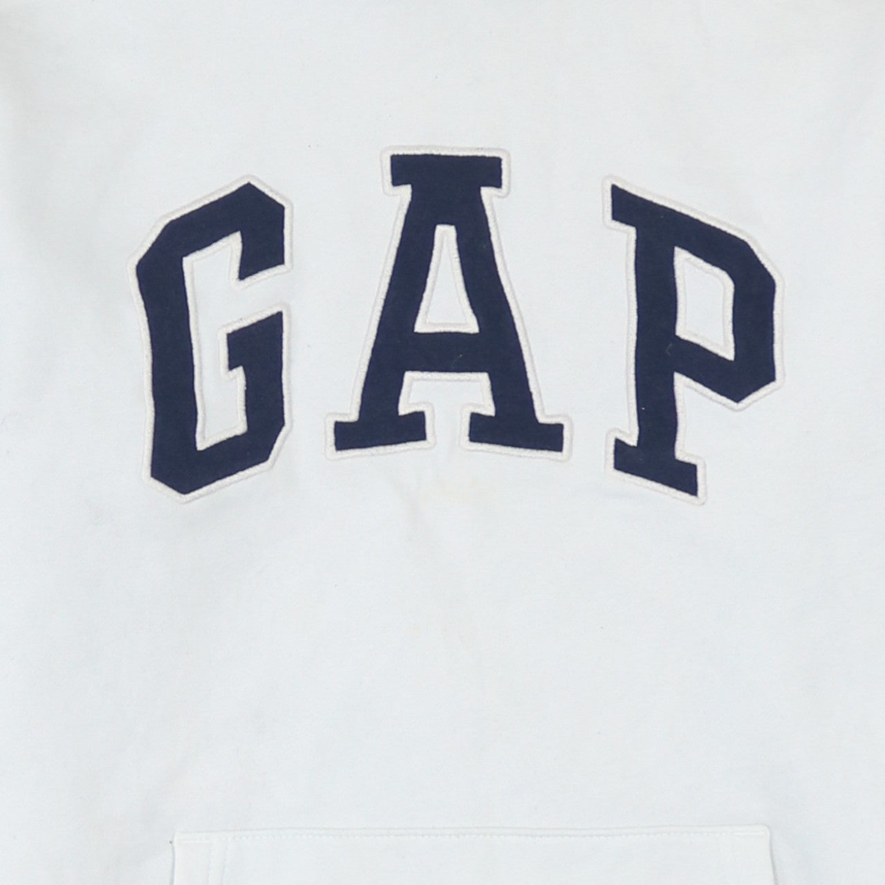 Mens UK Size XS Gap White Pullover Hoodie
