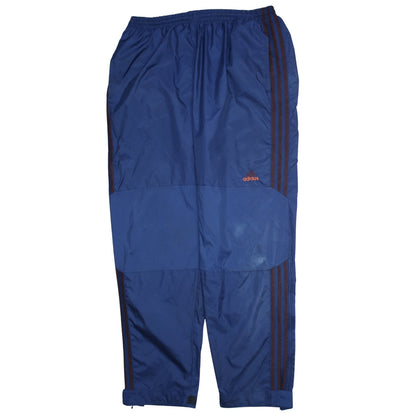 Mens UK Size L adidas Regular Fit Track Pants Blue Trousers