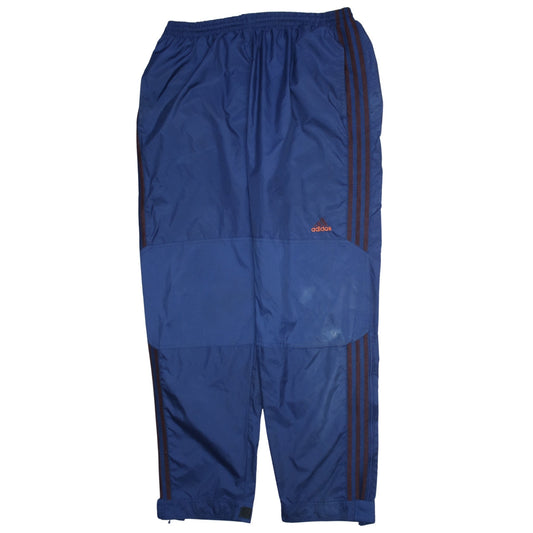 Mens UK Size L adidas Regular Fit Track Pants Blue Trousers