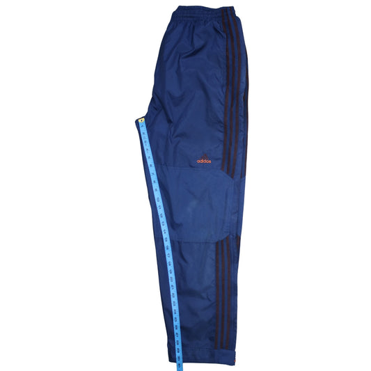 Mens UK Size L adidas Regular Fit Track Pants Blue Trousers