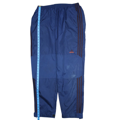 Mens UK Size L adidas Regular Fit Track Pants Blue Trousers