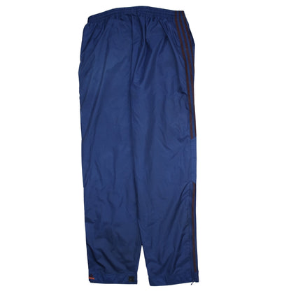 Mens UK Size L adidas Regular Fit Track Pants Blue Trousers