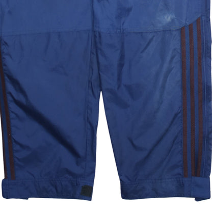 Mens UK Size L adidas Regular Fit Track Pants Blue Trousers