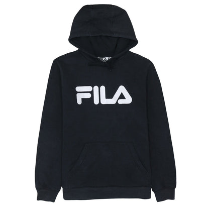 Mens UK Size L FILA Black Pullover Hoodie