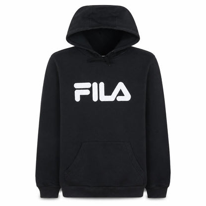 Mens UK Size L FILA Black Pullover Hoodie