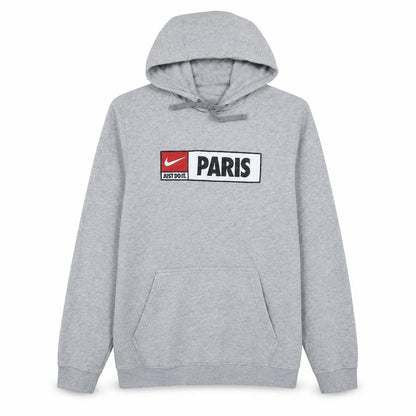 Mens UK Size M Nike Grey Pullover Hoodie