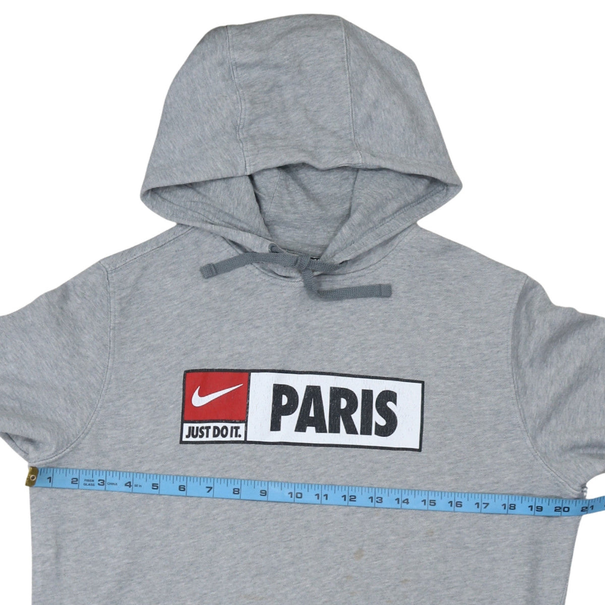 Mens UK Size M Nike Grey Pullover Hoodie