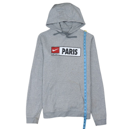 Mens UK Size M Nike Grey Pullover Hoodie