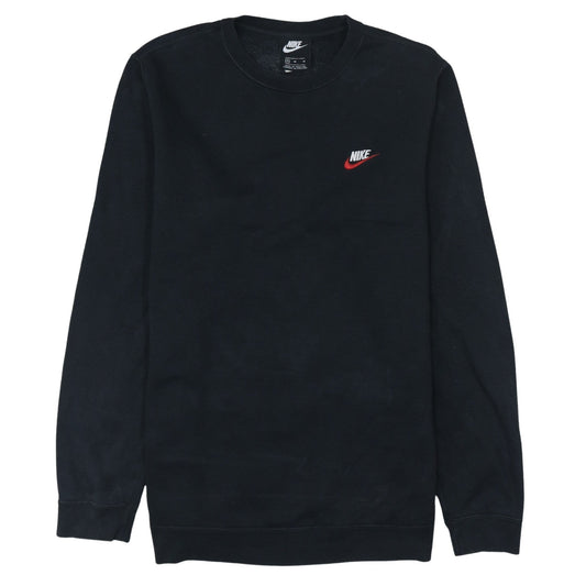 Mens UK Size M Nike Black Pullover Sweatshirt