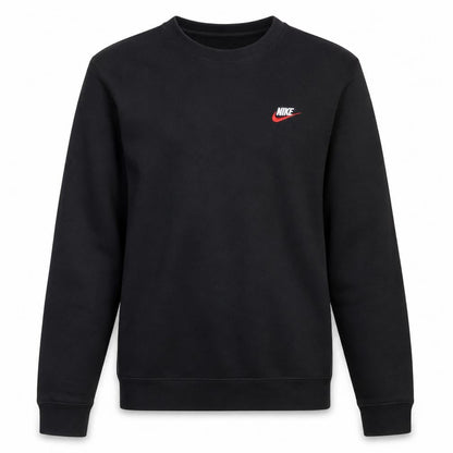 Mens UK Size M Nike Black Pullover Sweatshirt
