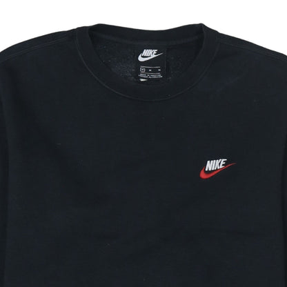 Mens UK Size M Nike Black Pullover Sweatshirt