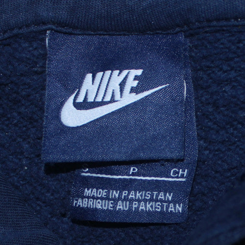 Mens UK Size S Nike Blue Pullover Hoodie
