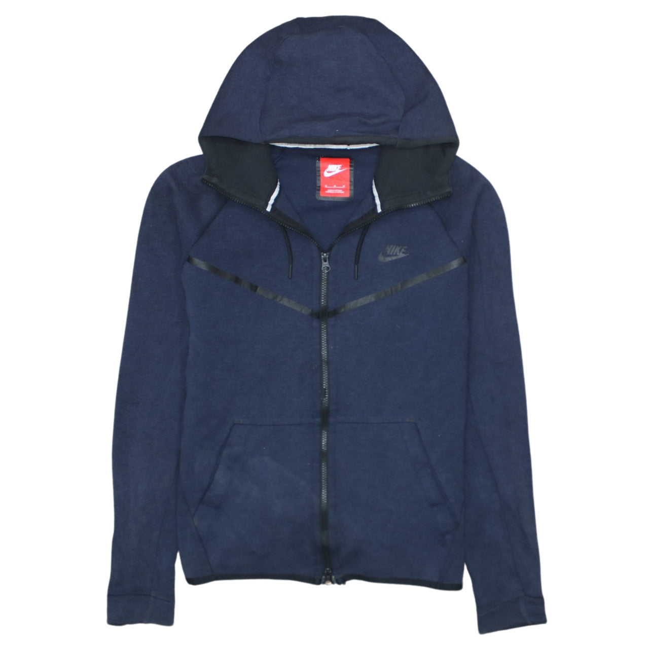 Mens UK Size M Nike Blue Full Zip Hoodie
