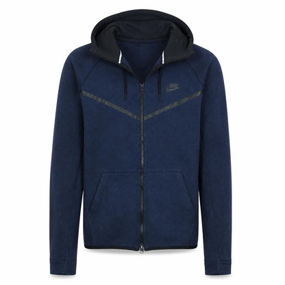 Mens UK Size M Nike Blue Full Zip Hoodie