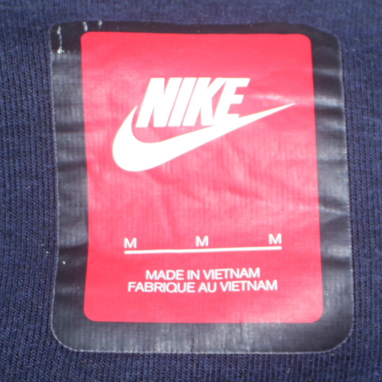 Mens UK Size M Nike Blue Full Zip Hoodie
