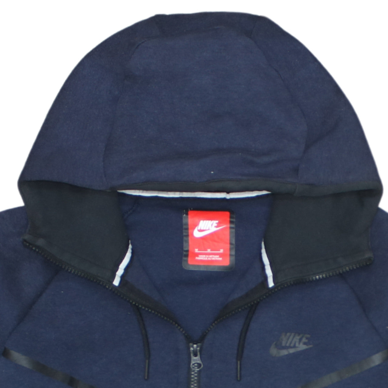 Mens UK Size M Nike Blue Full Zip Hoodie