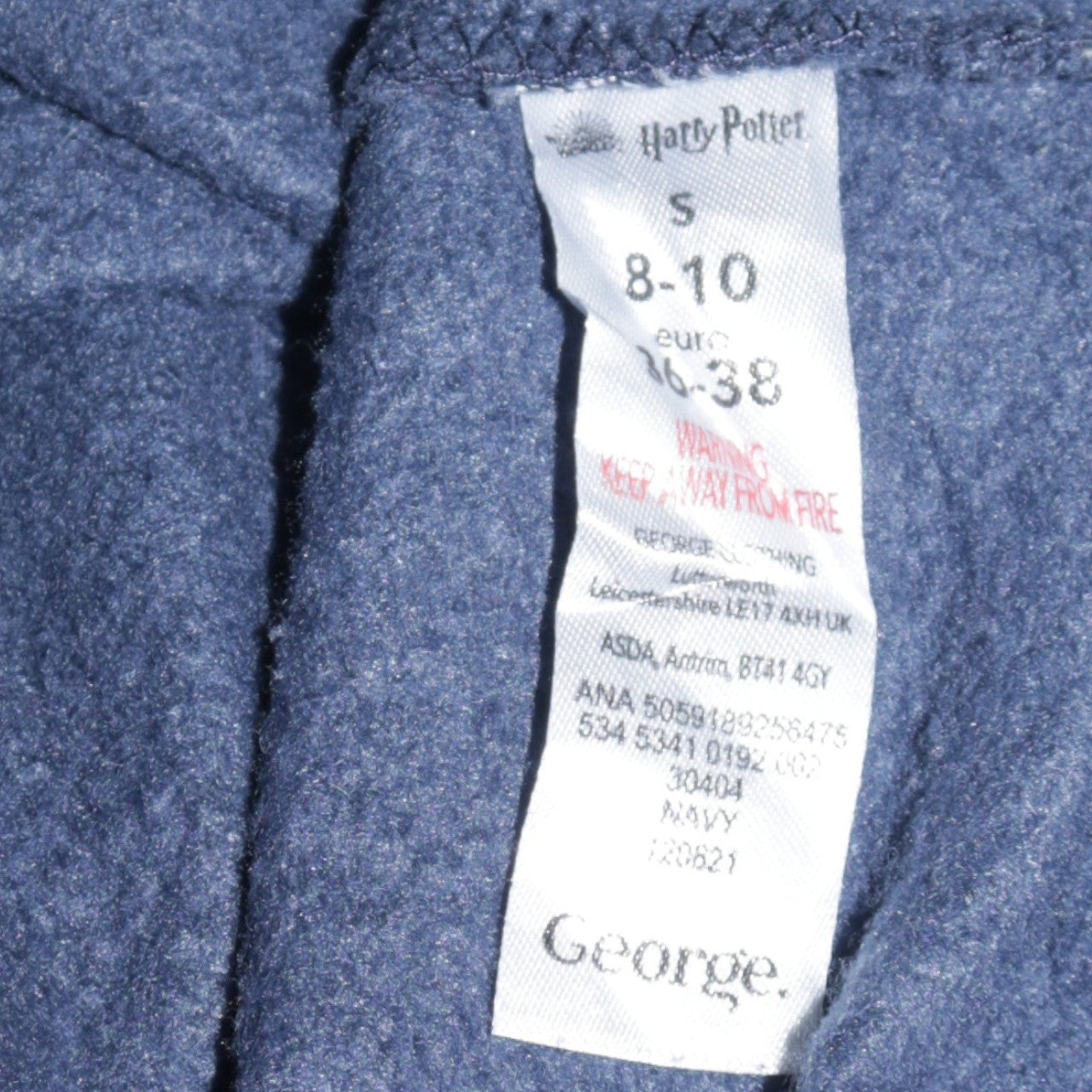 Womens UK Size S George Blue Pullover Sweatshirt