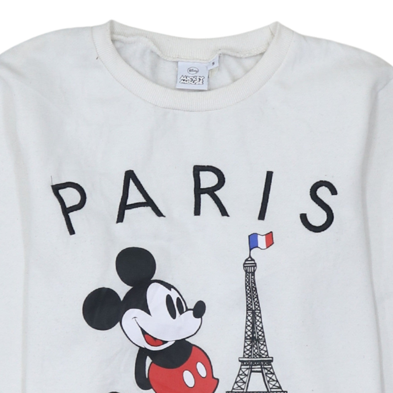 Womens UK Size S Disney White Pullover Sweatshirt