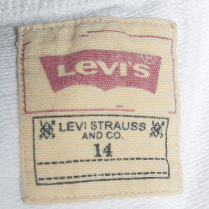 Levi's Boys White Logo Pullover Sweatshirt Size 14 Years Regular Fit