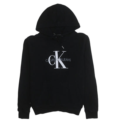 Womens UK Size M Calvin Klein Jeans Black Pullover Hoodie