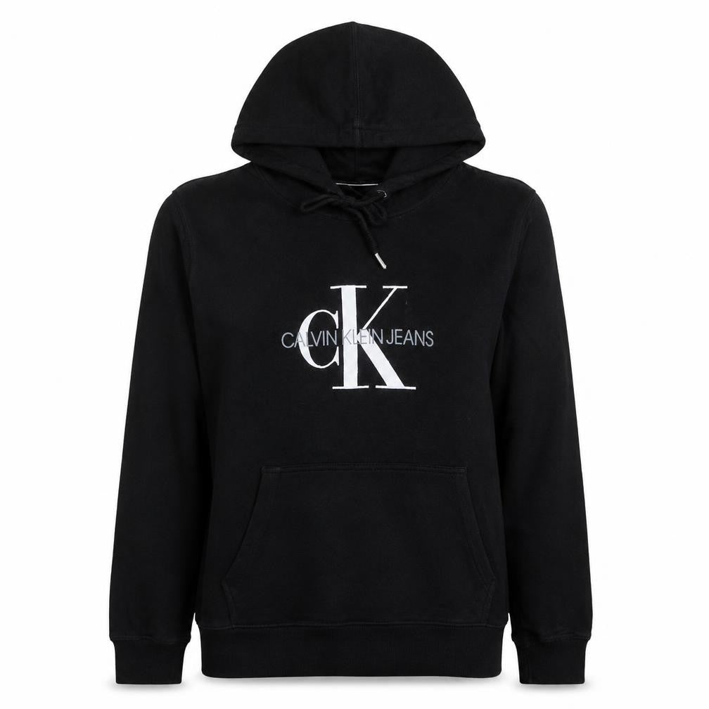 Womens UK Size M Calvin Klein Jeans Black Pullover Hoodie
