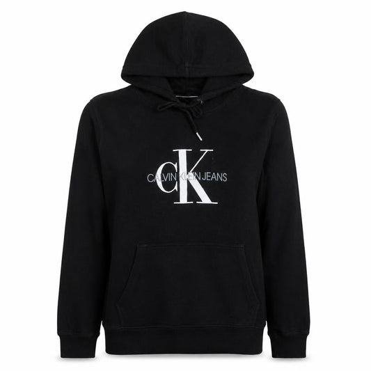 Womens UK Size M Calvin Klein Jeans Black Pullover Hoodie