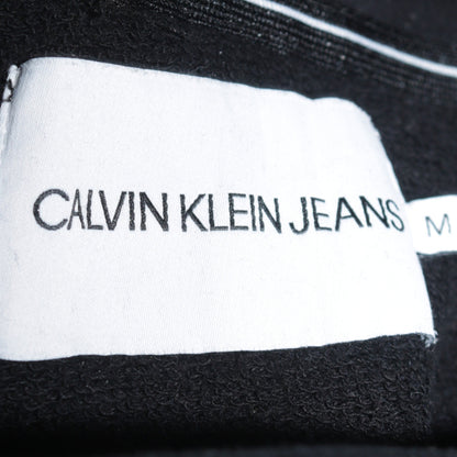 Womens UK Size M Calvin Klein Jeans Black Pullover Hoodie
