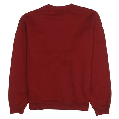 Womens UK Size M Primark Red Pullover Sweatshirt