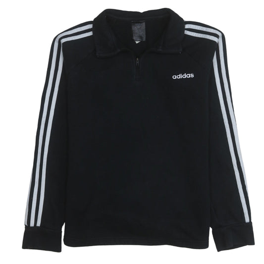Womens UK Size M adidas Black Pullover Sweatshirt