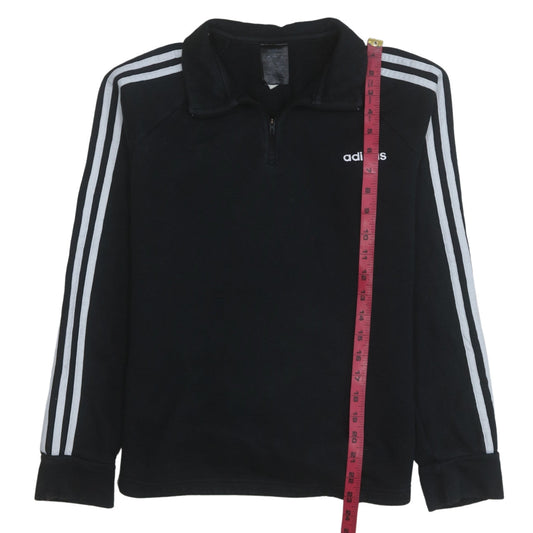 Womens UK Size M adidas Black Pullover Sweatshirt