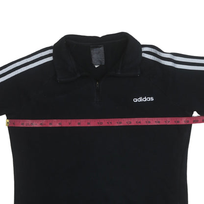 Womens UK Size M adidas Black Pullover Sweatshirt