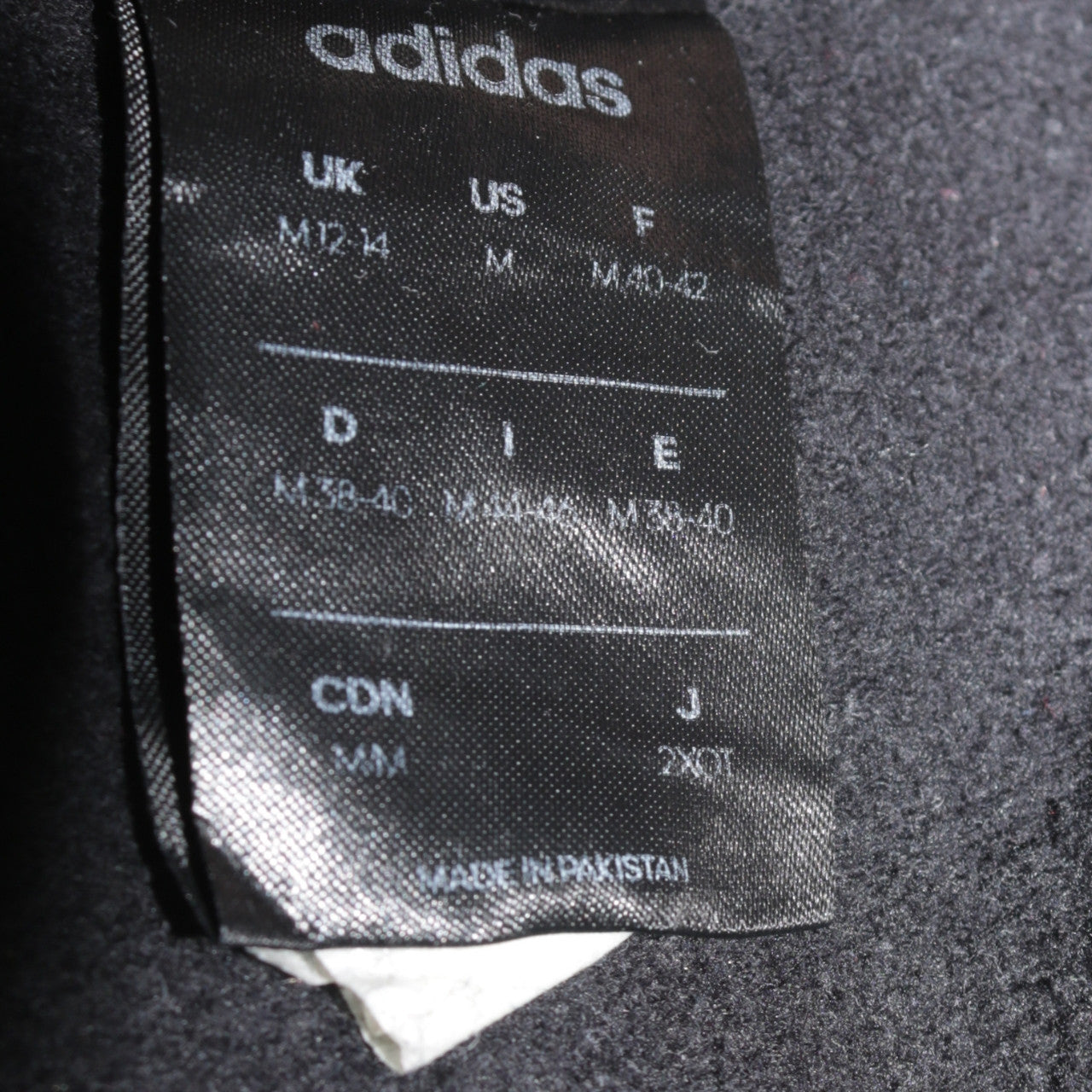 Womens UK Size M adidas Black Pullover Sweatshirt