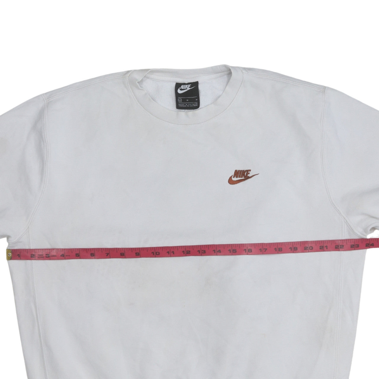 Womens UK Size M Nike White Pullover Sweatshirt