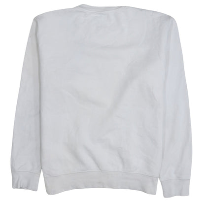 Womens UK Size M Nike White Pullover Sweatshirt