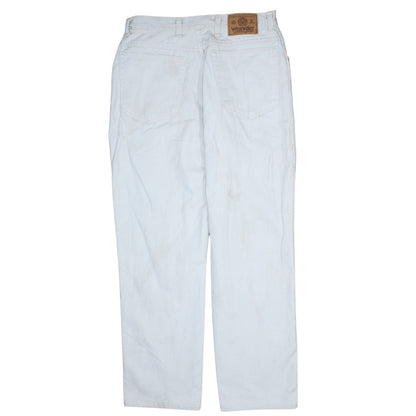 Womens UK Size 16 Wrangler Regular Fit Straight White Jeans