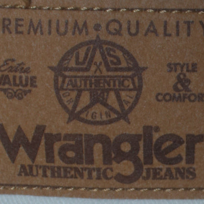 Womens UK Size 16 Wrangler Regular Fit Straight White Jeans