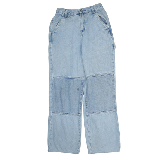 Womens UK Size 8 Simple Society Regular Fit Straight Blue Jeans