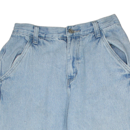 Womens UK Size 8 Simple Society Regular Fit Straight Blue Jeans