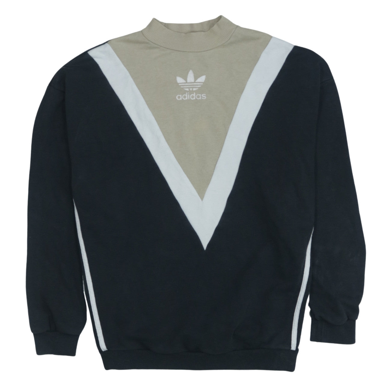 Womens UK Size 10 adidas Beige Pullover Sweatshirt