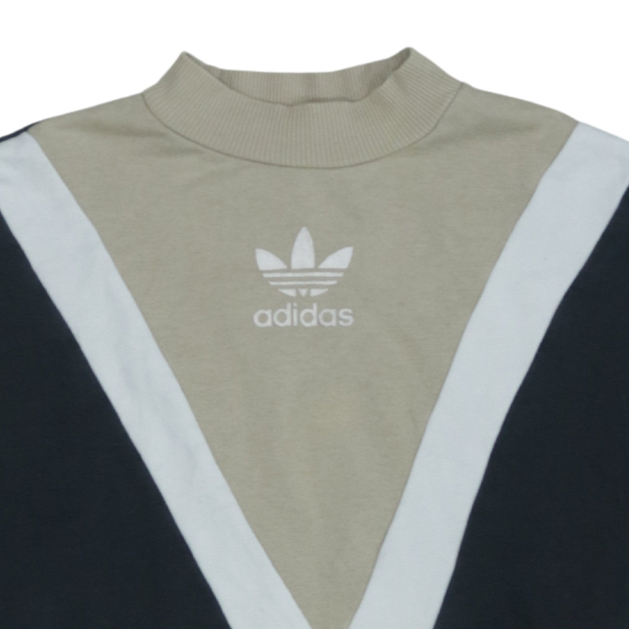 Womens UK Size 10 adidas Beige Pullover Sweatshirt