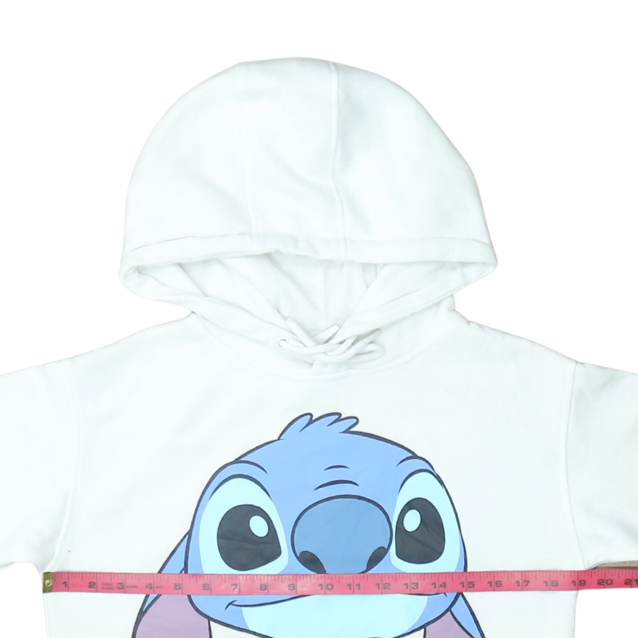 Womens UK Size 2XS Disney White Pullover Hoodie