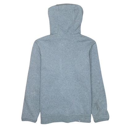 Nike Boys Grey Full Zip Fleece Hoodie Size 13-15 Years Regular Fit