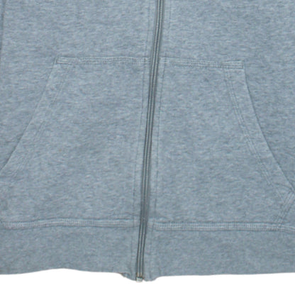 Nike Boys Grey Full Zip Fleece Hoodie Size 13-15 Years Regular Fit