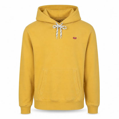Mens UK Size S Levi's Yellow Pullover Hoodie