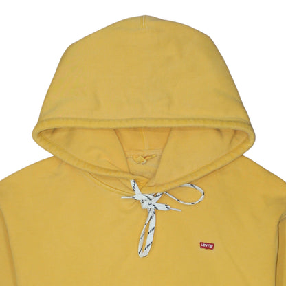 Mens UK Size S Levi's Yellow Pullover Hoodie