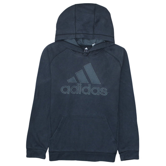 Mens UK Size S adidas Black Pullover Hoodie