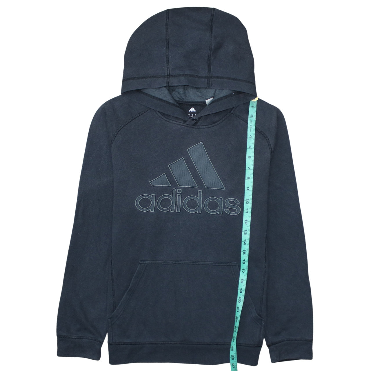 Mens UK Size S adidas Black Pullover Hoodie